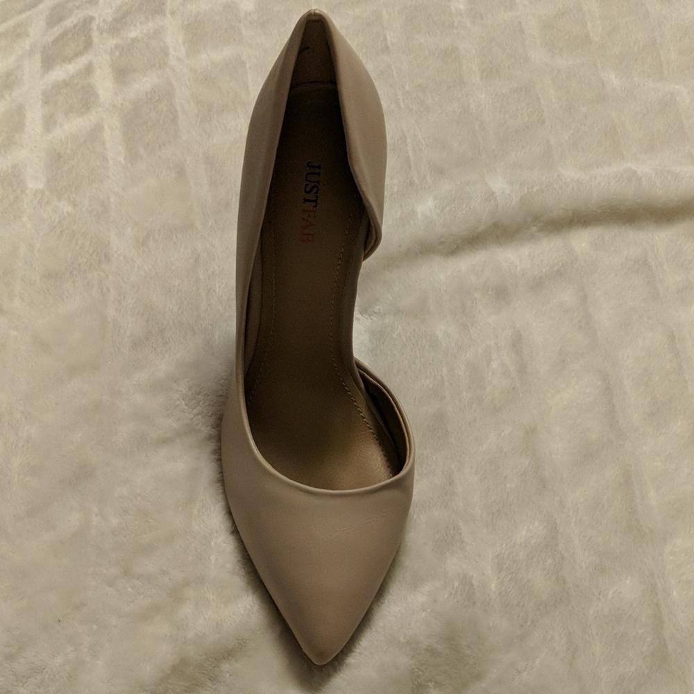JustFab Dina Nude Pump Size 5.5 NWT - Picture 3 of 8